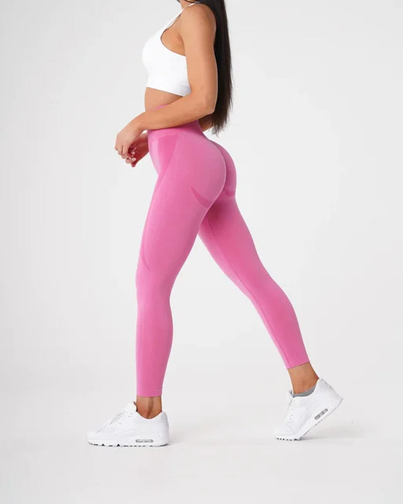 Contour Seamless Leggings Womens Butt' Lift Curves Workout Tights Yoga Pants Gym Outfits Fitness Clothing Sports Wear Pink C6206