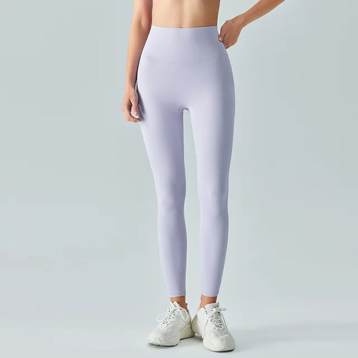 Emily Sportswear Naked High Waist Tight Yoga Pants Double-Sided Brushed Peach Buttocks Lifting Running Sports Fitness Leggings