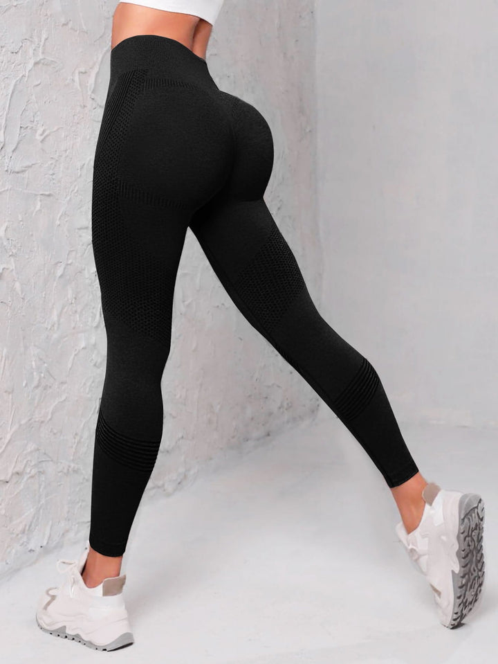 Yoga Basic Wide Waistband Sports Leggings