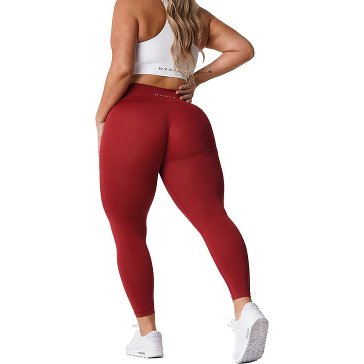 Solid Seamless Leggings Women Soft Workout Tights Fitness Outfits Yoga Pants High Waisted Gym Wear Spandex Leggings